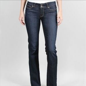 PAIGE Hidden Hills Bootcut Jeans Dark Rinse 27 4